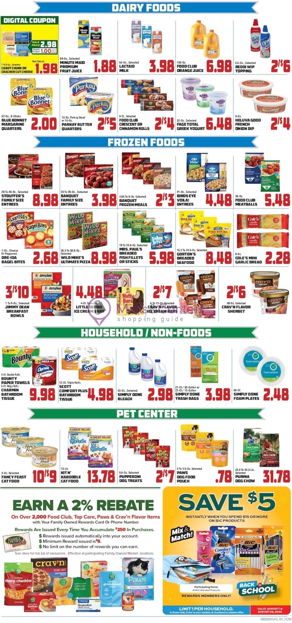 Weekly ad for Pioneer Supermarket valid: 08/17/2026 - 08/26/2026, page 3