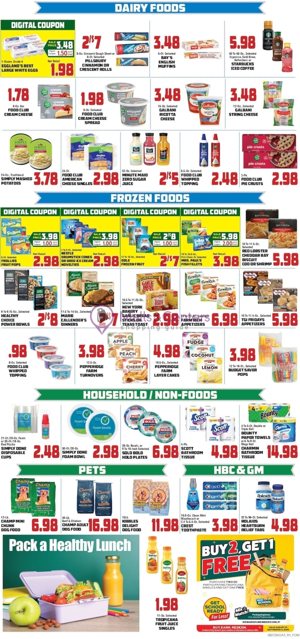 Weekly ad for Pioneer Supermarket valid: 08/25/2026 - 09/01/2026, page 3