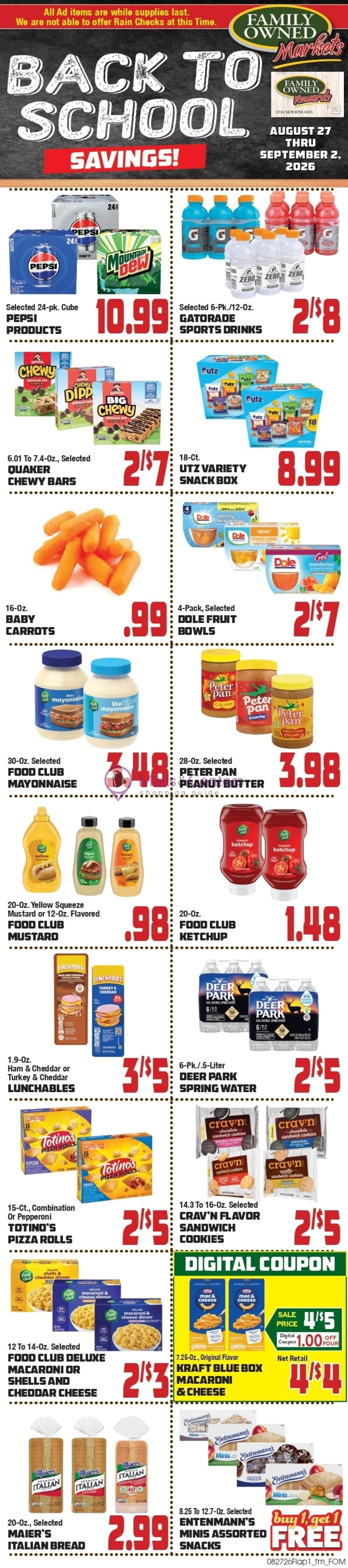 Weekly ad for Pioneer Supermarket valid: 08/25/2026 - 09/01/2026, page 5