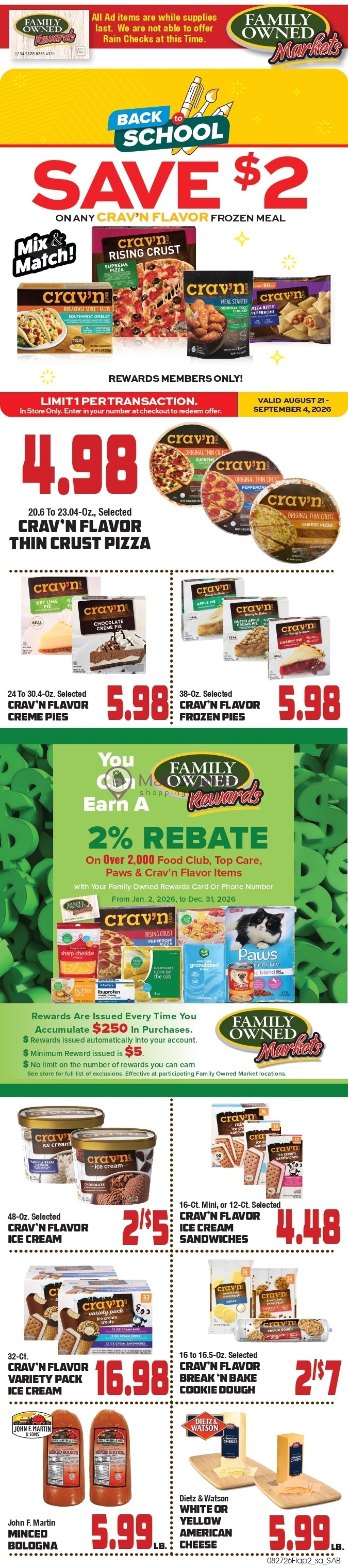 Weekly ad for Pioneer Supermarket valid: 08/25/2026 - 09/01/2026, page 6