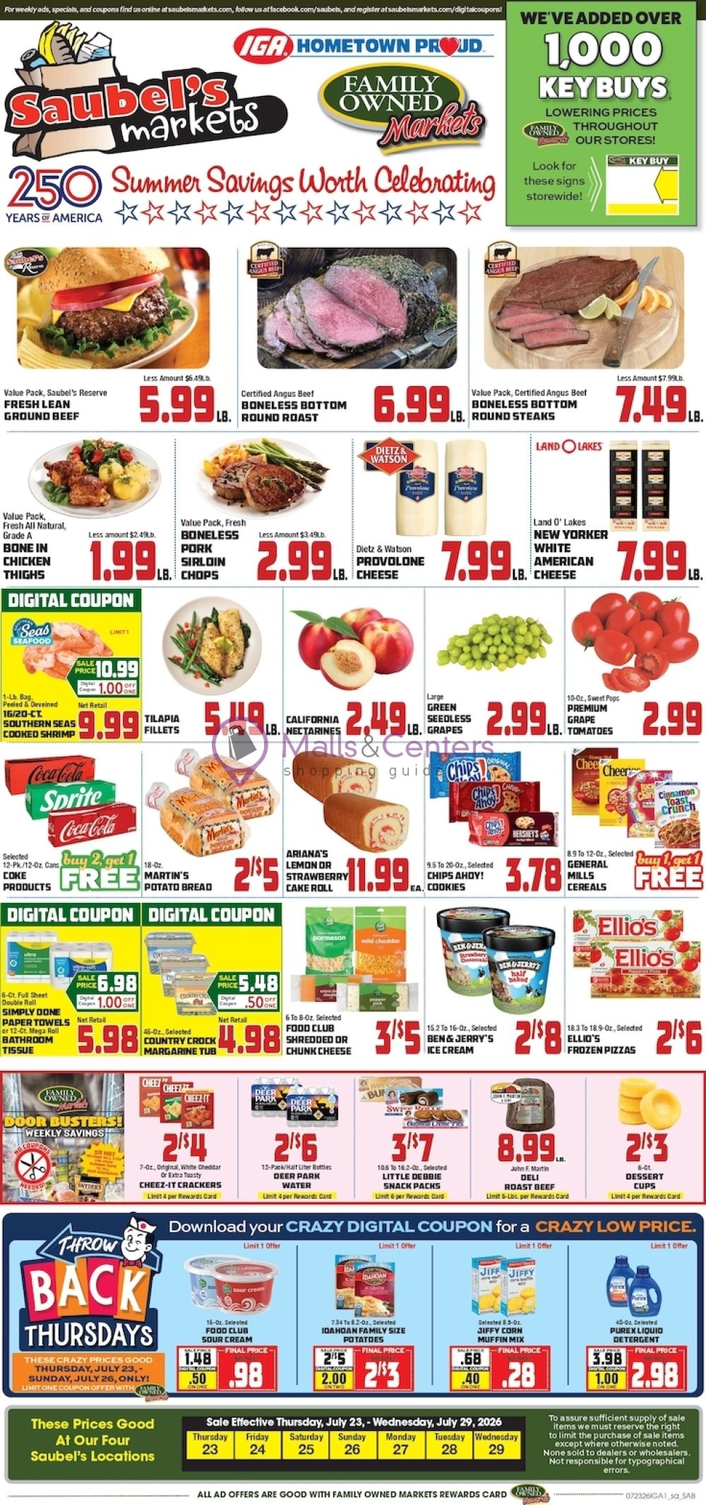 Weekly ad for Pioneer Supermarket valid: 07/20/2026 - 07/27/2026, page 1