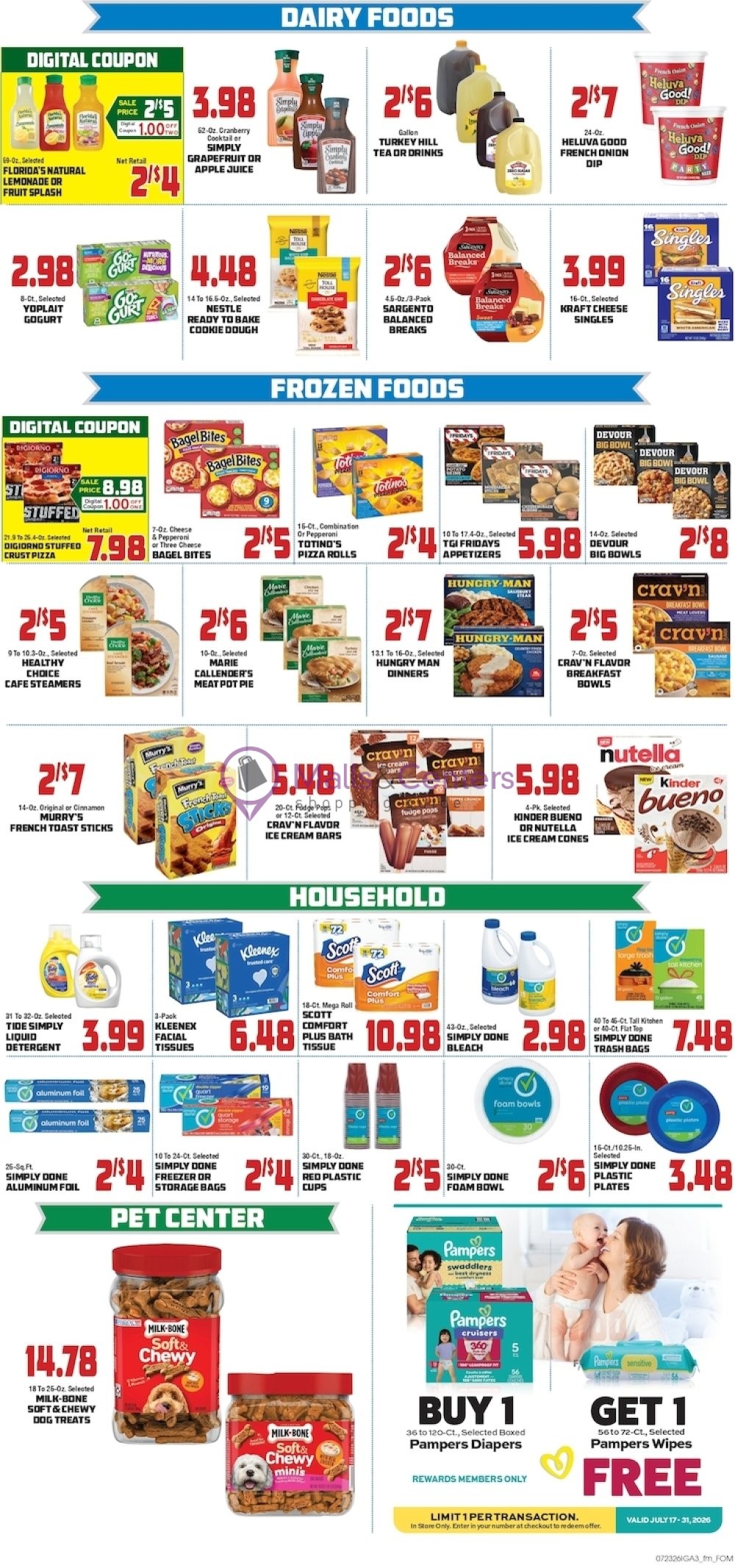 Weekly ad for Pioneer Supermarket valid: 07/20/2026 - 07/27/2026, page 3