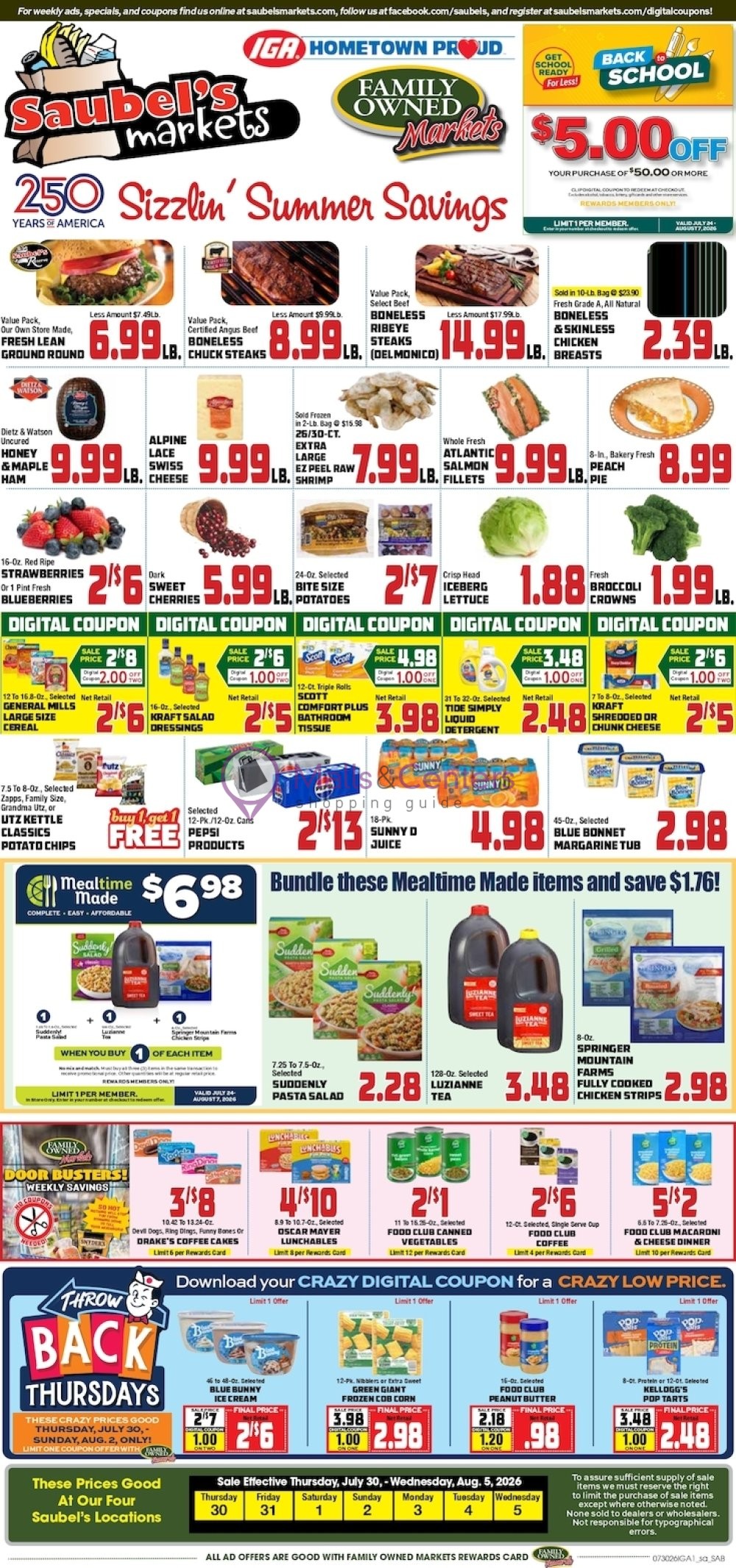 Weekly ad for Pioneer Supermarket valid: 07/30/2026 - 08/06/2026, page 1