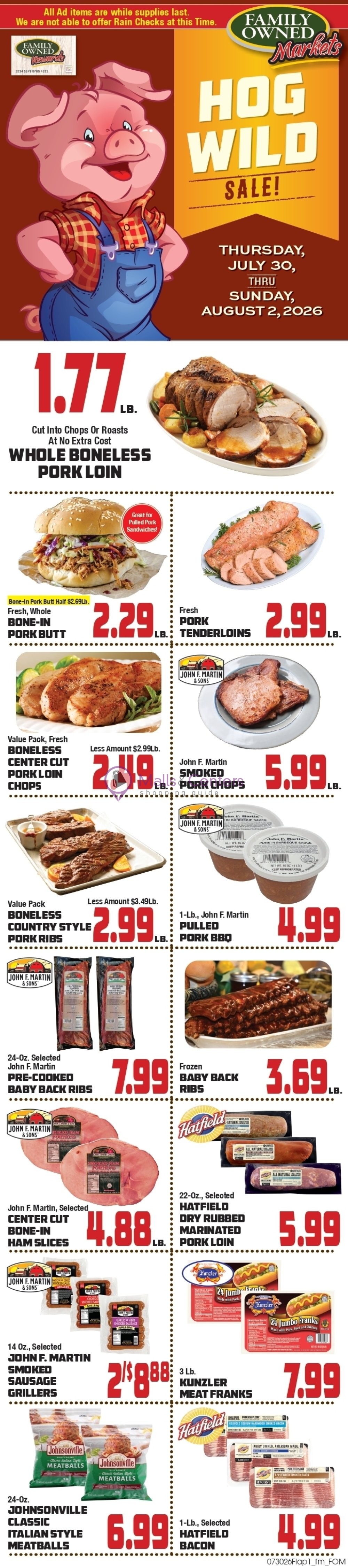 Weekly ad for Pioneer Supermarket valid: 07/30/2026 - 08/06/2026, page 5