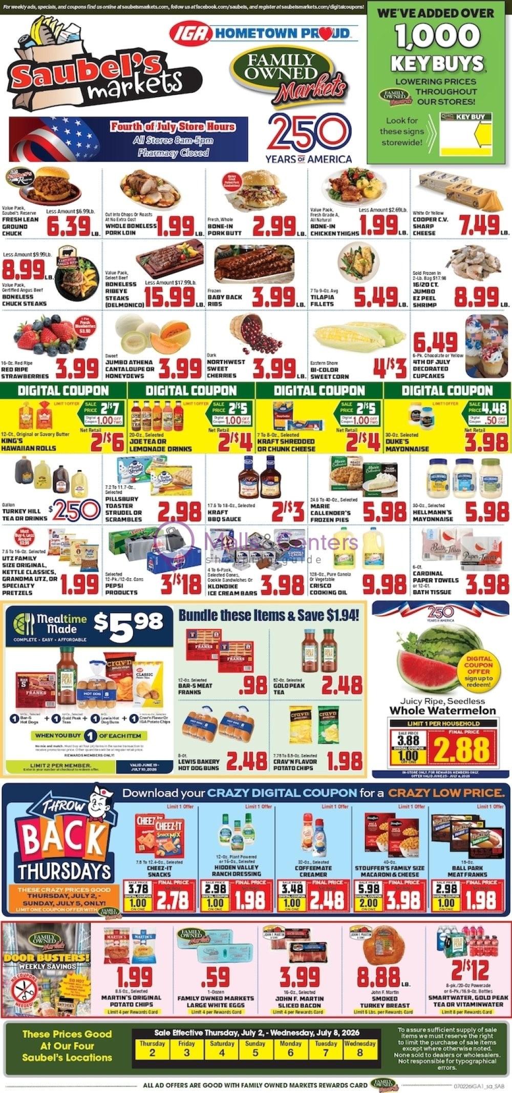 Weekly ad for Pioneer Supermarket valid: 07/06/2026 - 07/12/2026, page 1