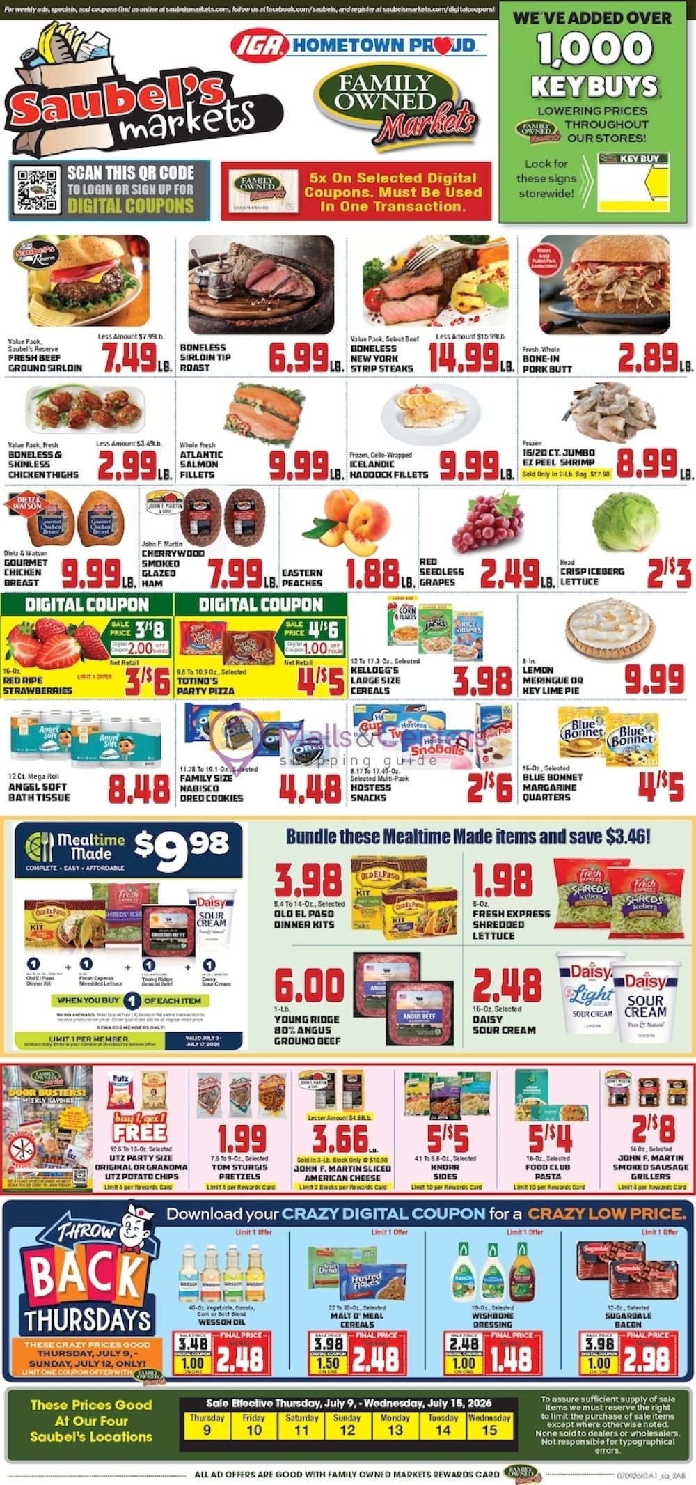 Weekly ad for Pioneer Supermarket valid: 07/08/2026 - 07/14/2026, page 1
