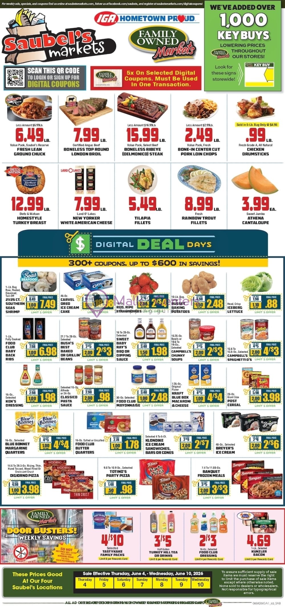 Weekly ad for Pioneer Supermarket valid: 06/01/2026 - 06/10/2026, page 1
