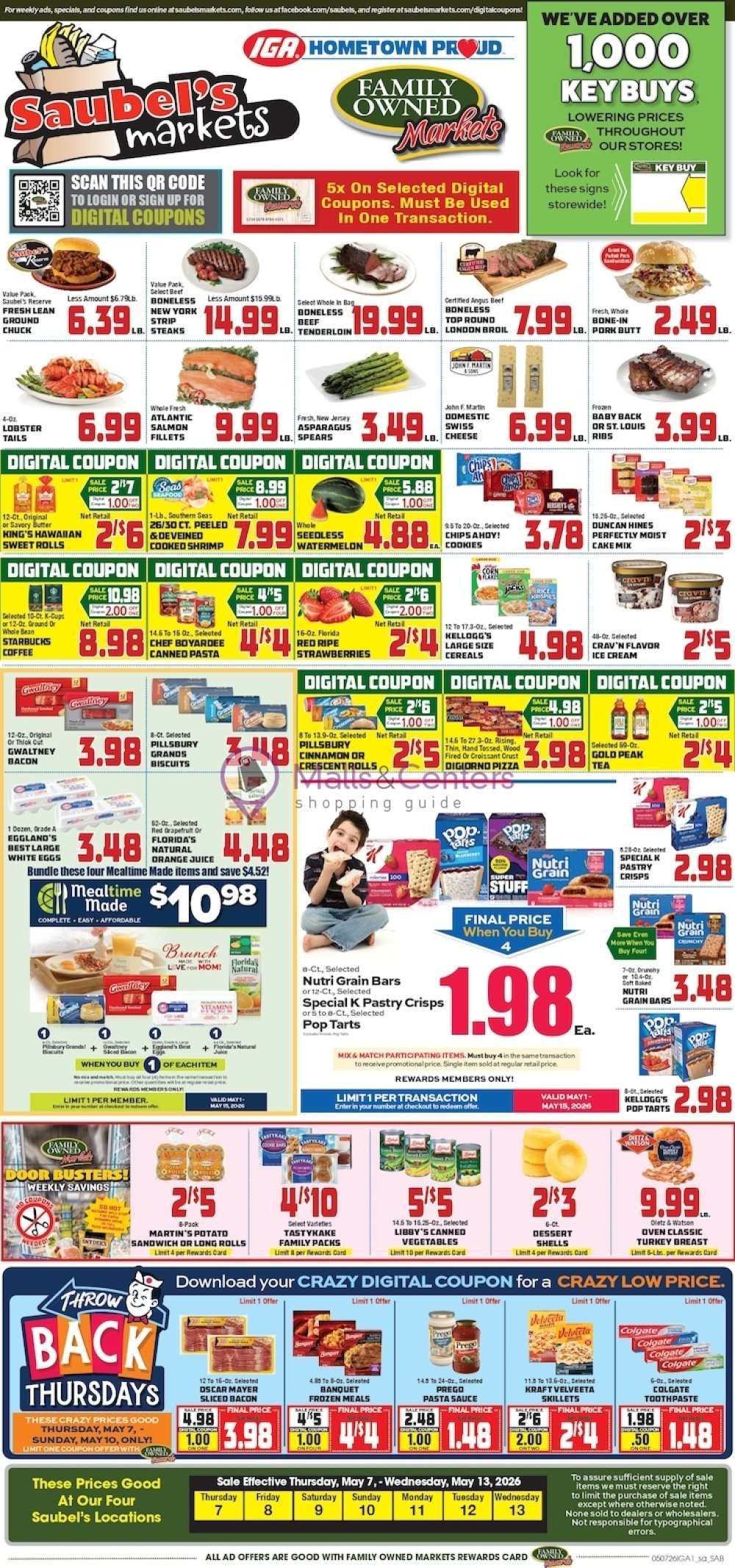 Weekly ad for Pioneer Supermarket valid: 05/11/2026 - 05/17/2026, page 1