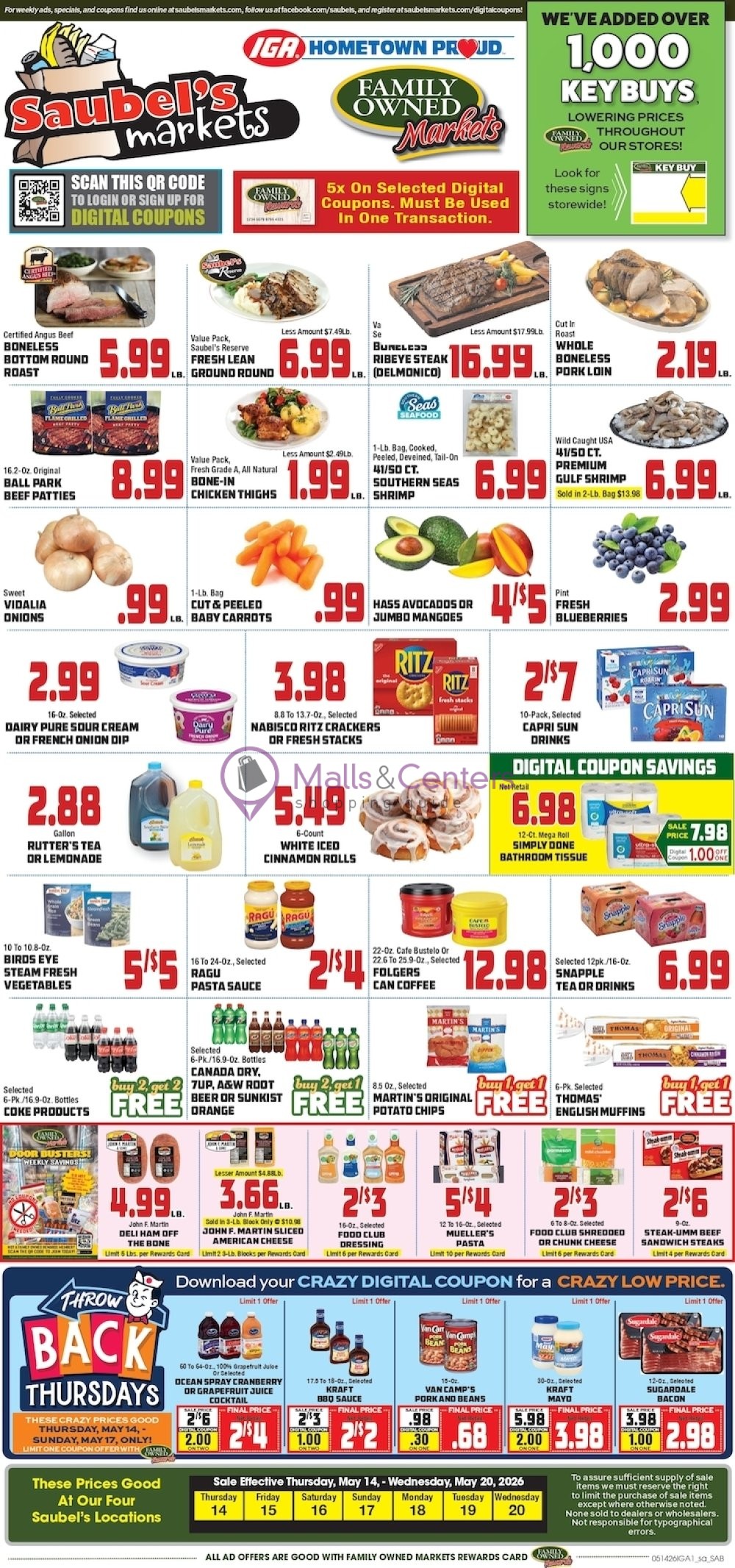 Weekly ad for Pioneer Supermarket valid: 05/14/2026 - 05/20/2026, page 1