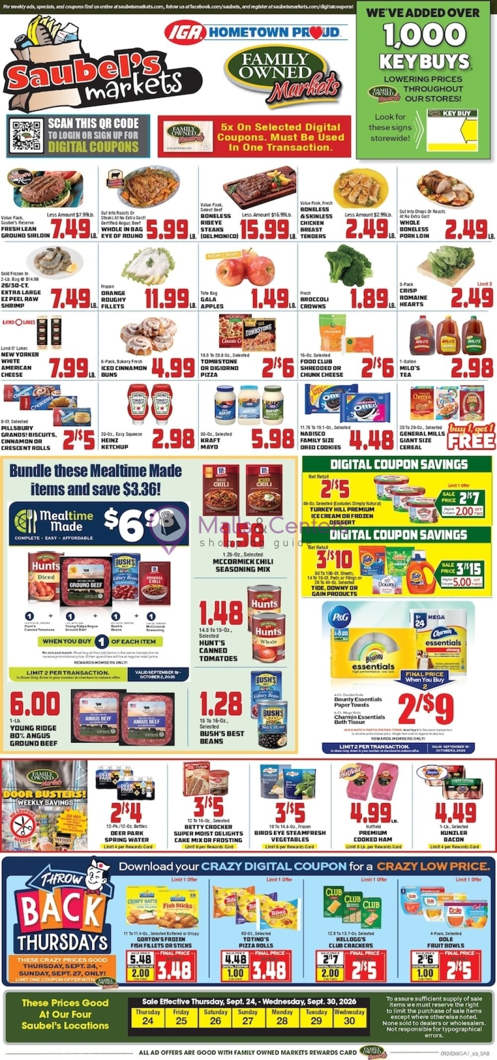 Weekly ad for Pioneer Supermarket valid: 09/23/2026 - 09/29/2026, page 1