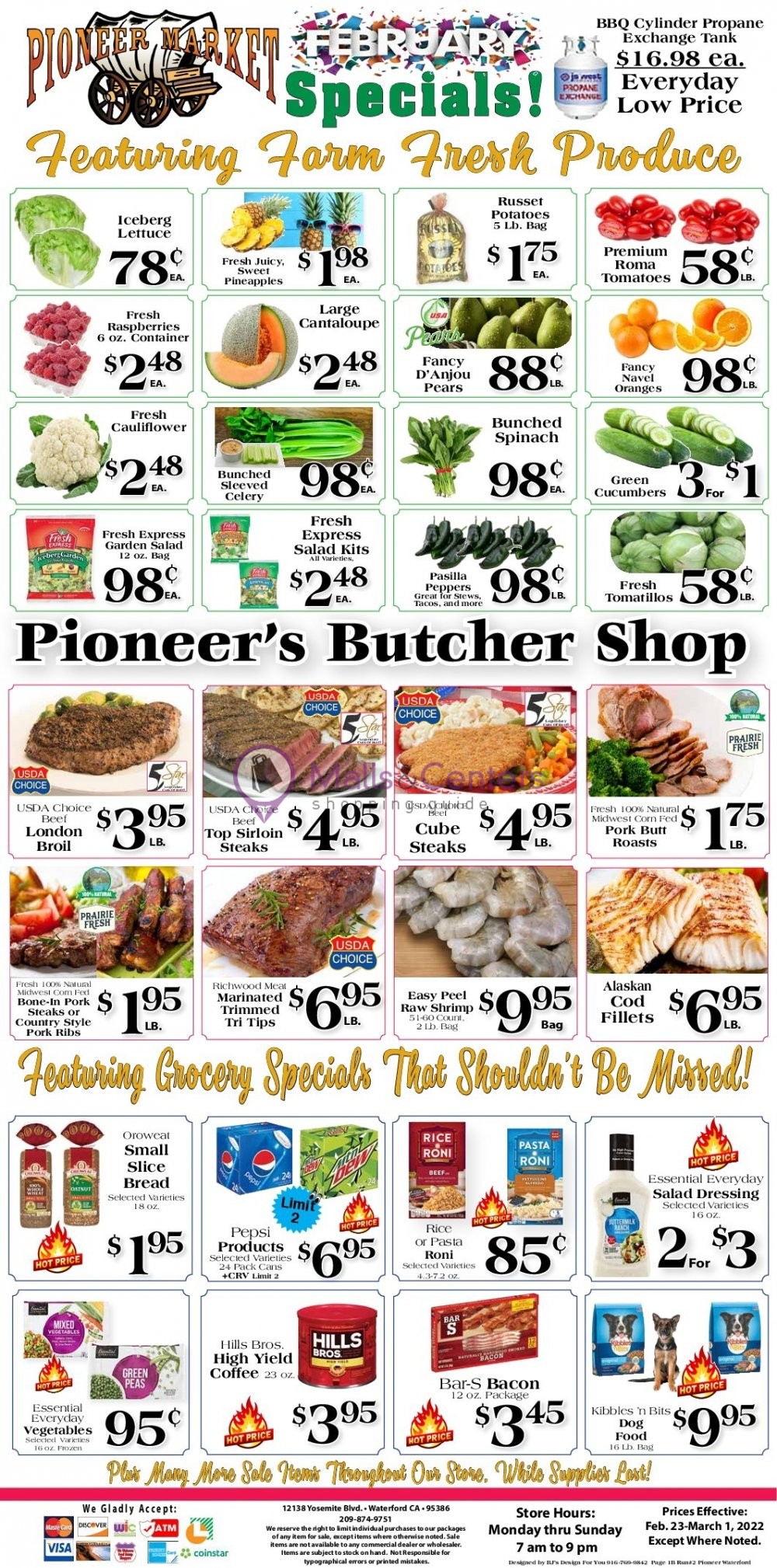 Pioneer Supermarket Weekly ad valid from 02/23/2022 to 03/01/2022