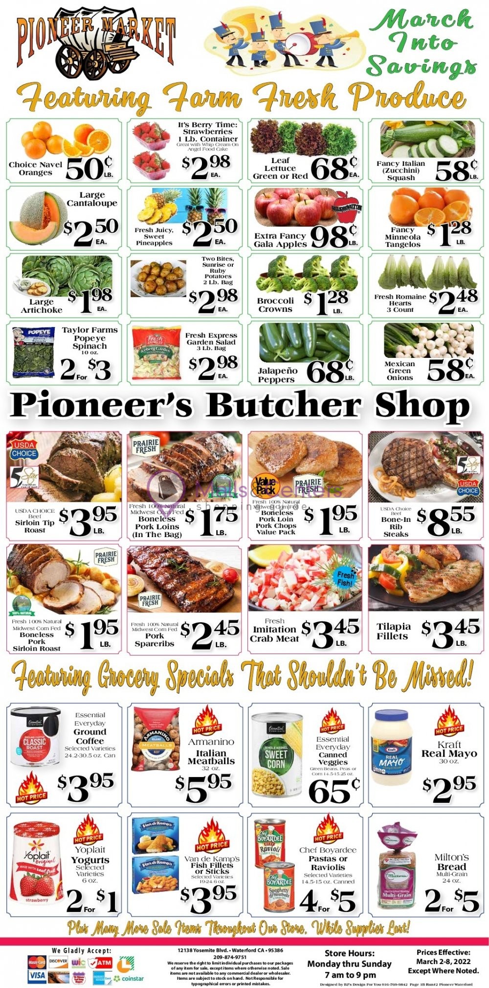 Pioneer Supermarket Weekly ad valid from 03/02/2022 to 03/08/2022