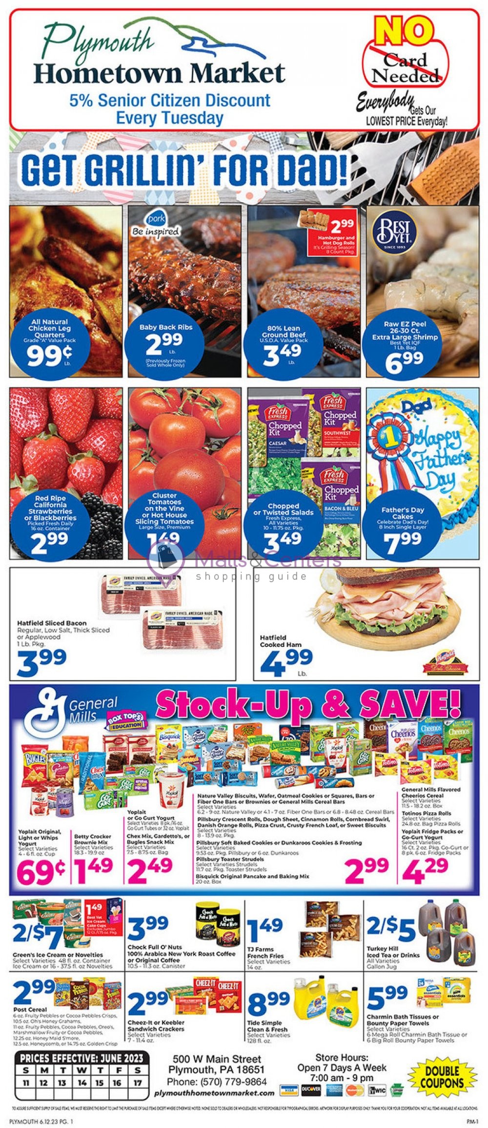 Plymouth Hometown Market Weekly ad valid from 06/11/2023 to 06/17/2023