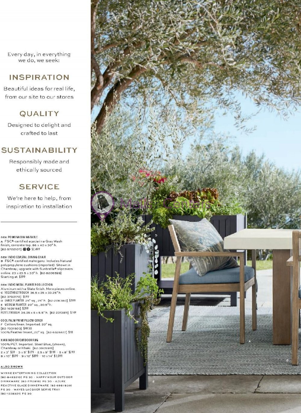 Pottery Barn Weekly Ad sales & flyers specials MallsCenters