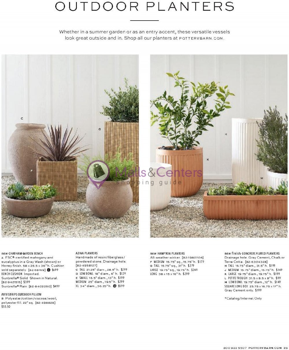 Pottery Barn Weekly Ad sales & flyers specials MallsCenters