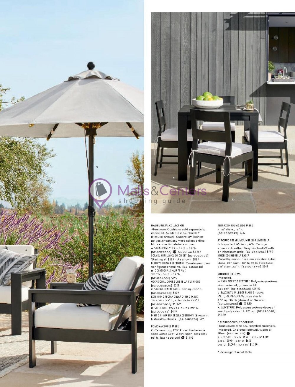 Pottery Barn Weekly Ad sales & flyers specials MallsCenters