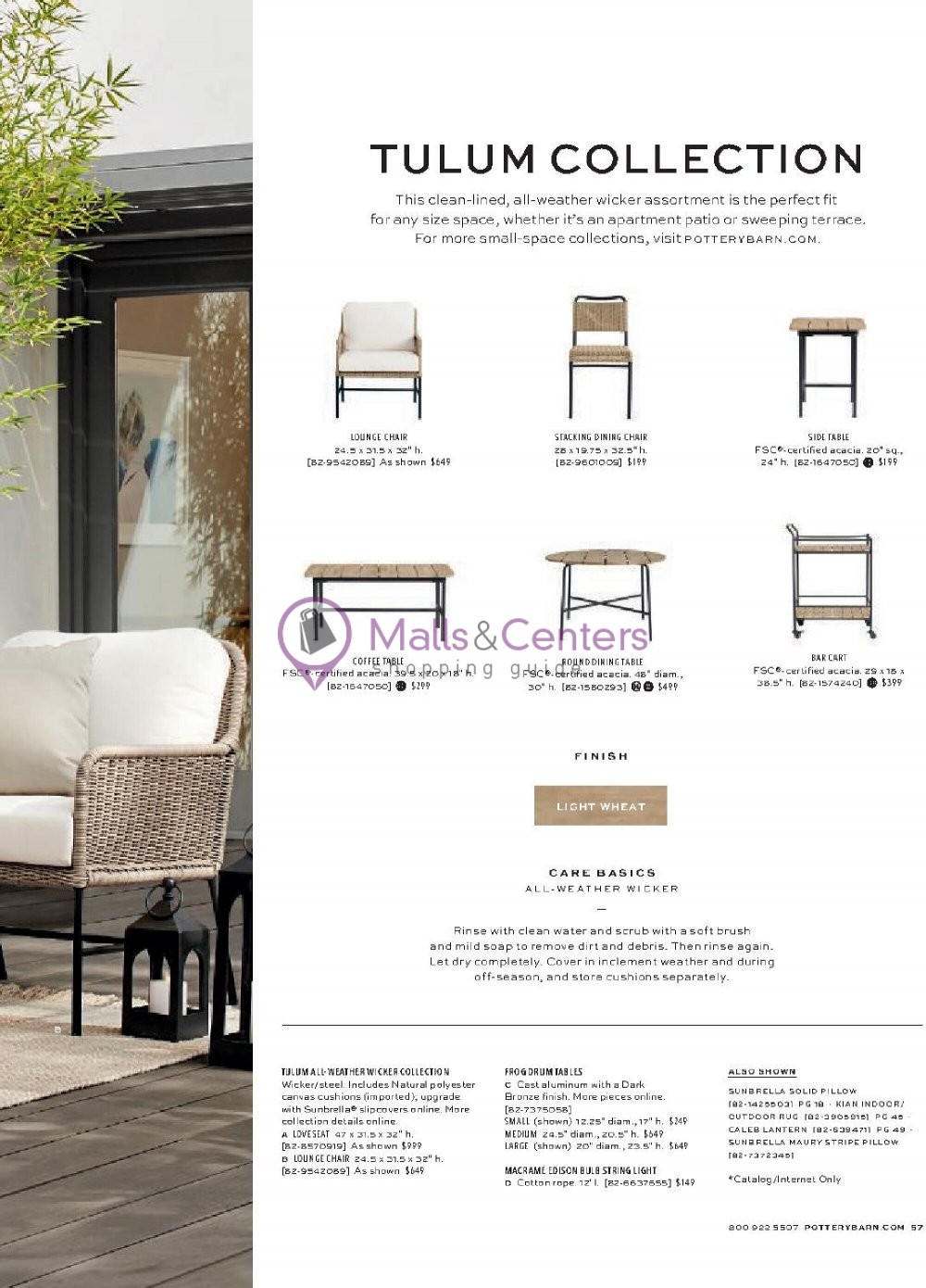 Pottery Barn Weekly Ad sales & flyers specials MallsCenters