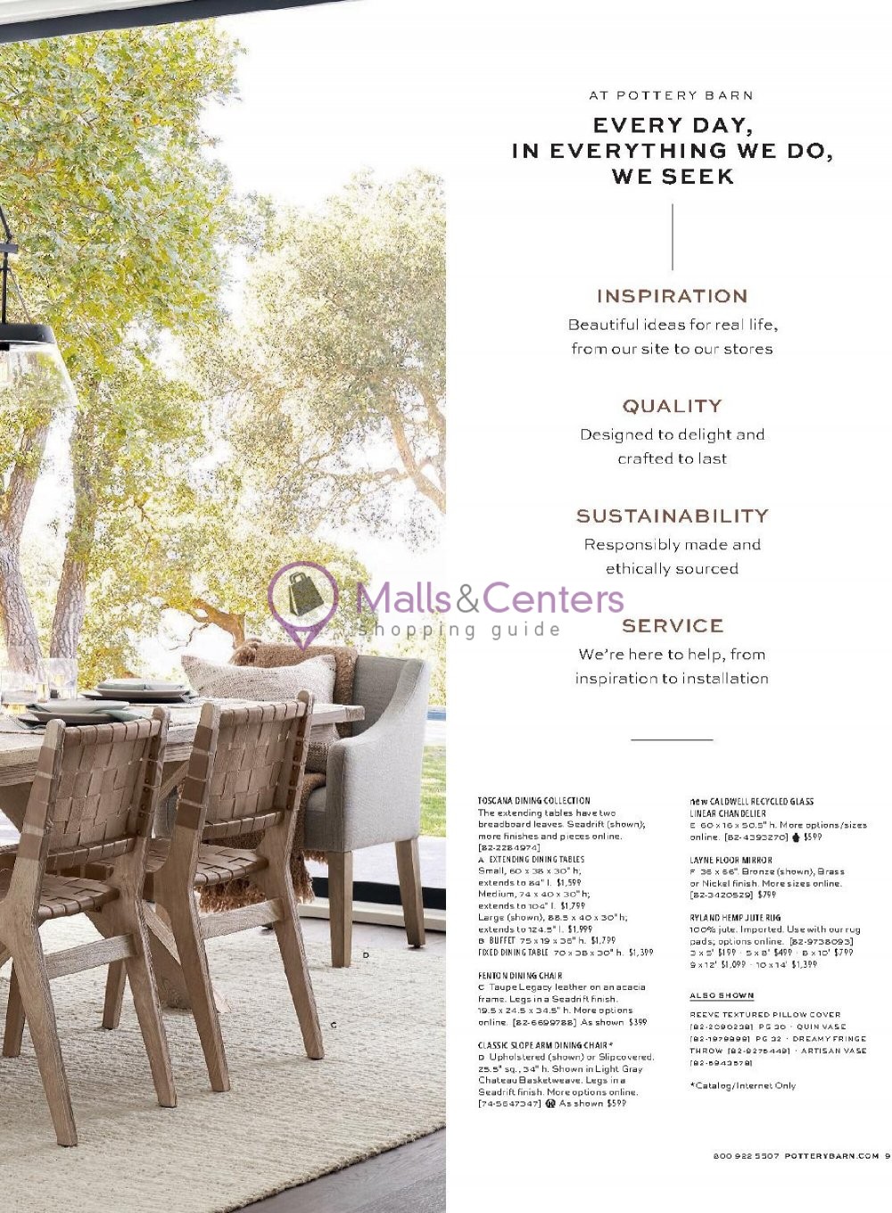 Pottery Barn Weekly Ad sales & flyers specials MallsCenters