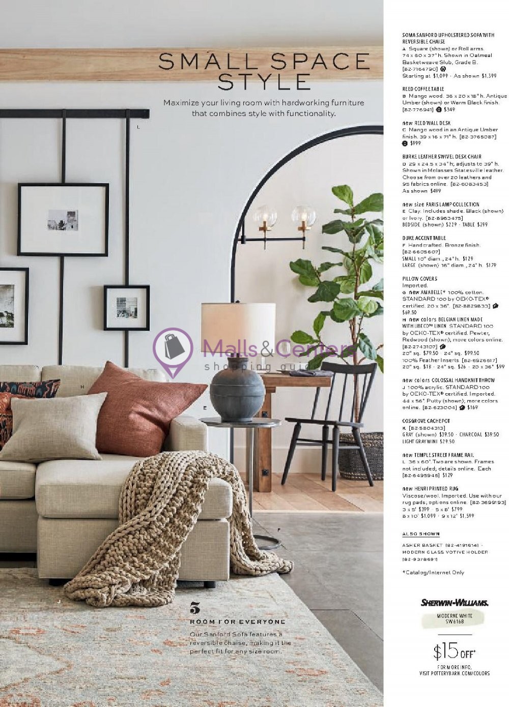 Pottery Barn Weekly Ad sales & flyers specials MallsCenters