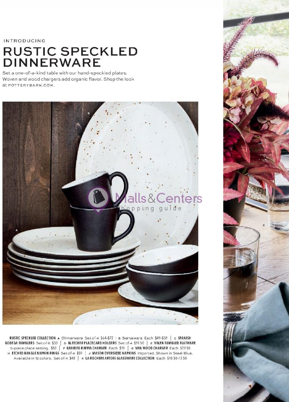 Pottery Barn Weekly Ad sales & flyers specials MallsCenters