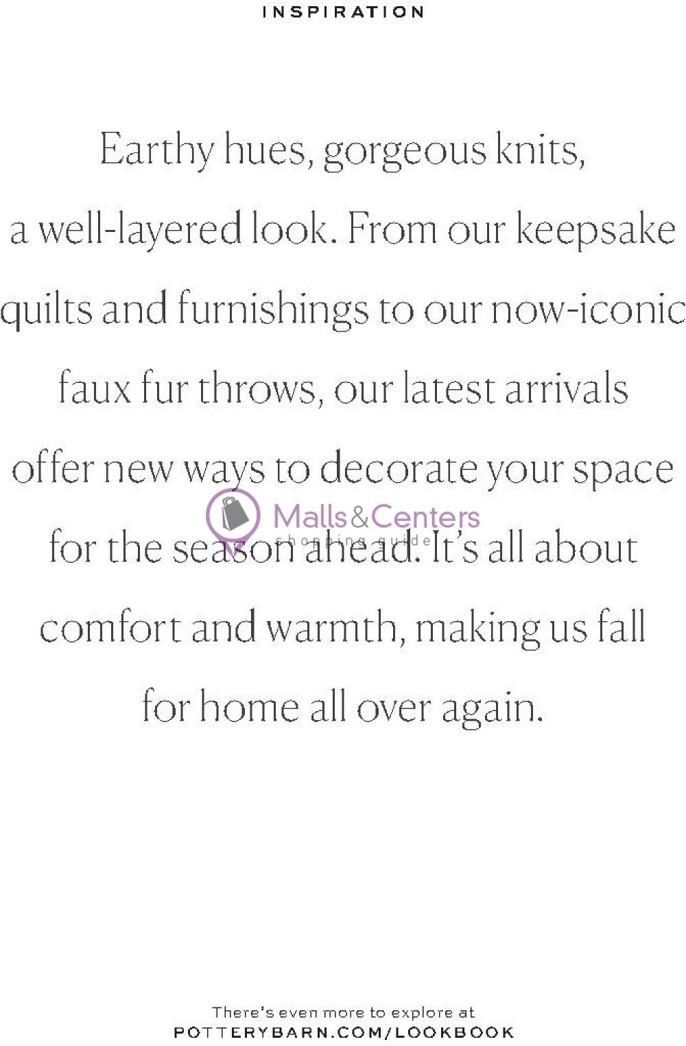 Pottery Barn Weekly Ad sales & flyers specials MallsCenters