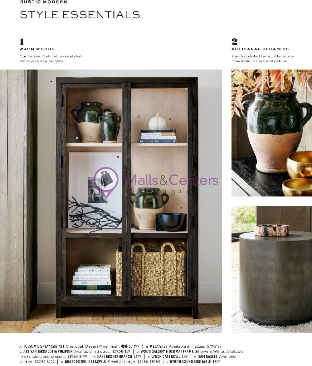 Pottery Barn Weekly Ad sales & flyers specials MallsCenters