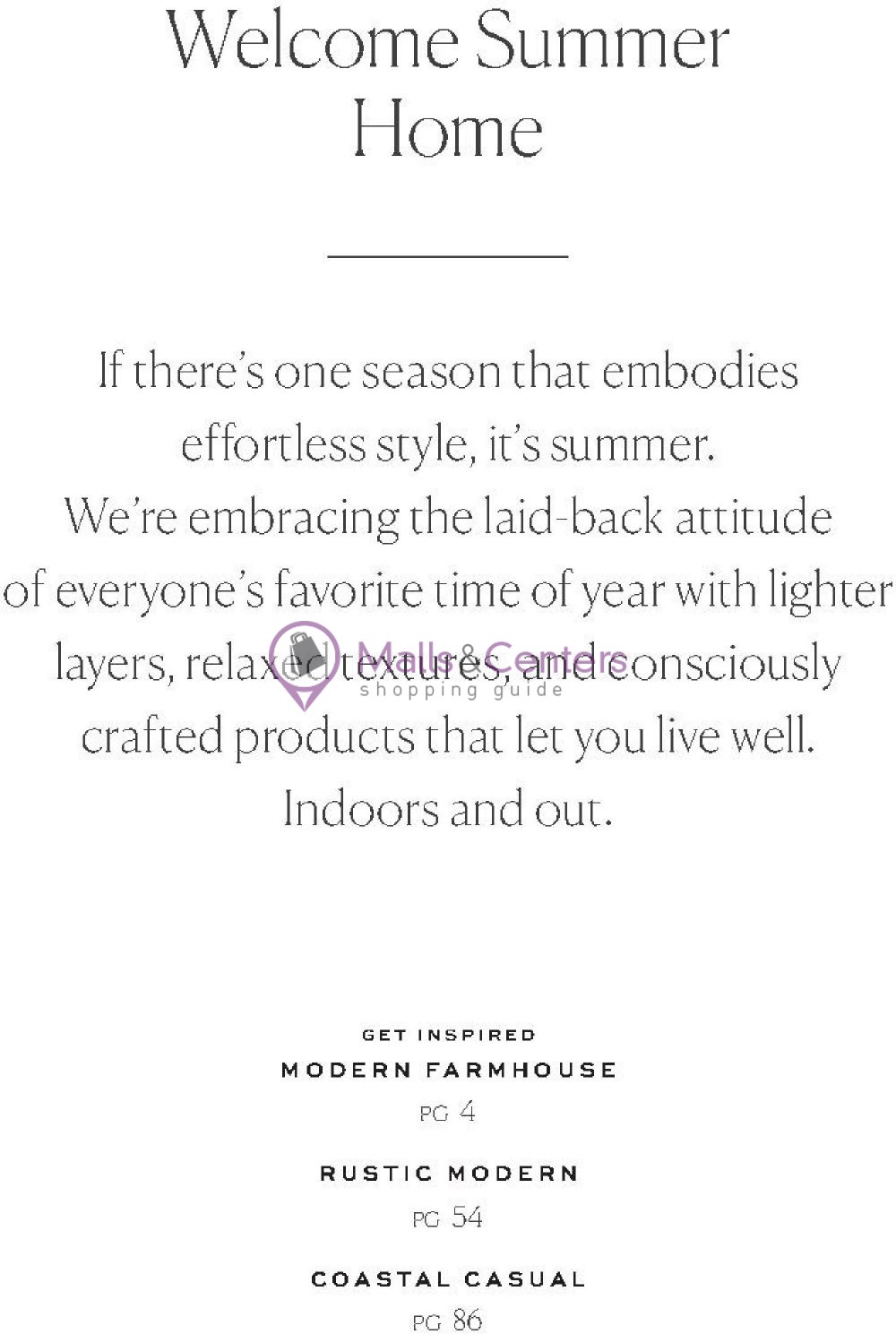 Pottery Barn Weekly Ad sales & flyers specials MallsCenters