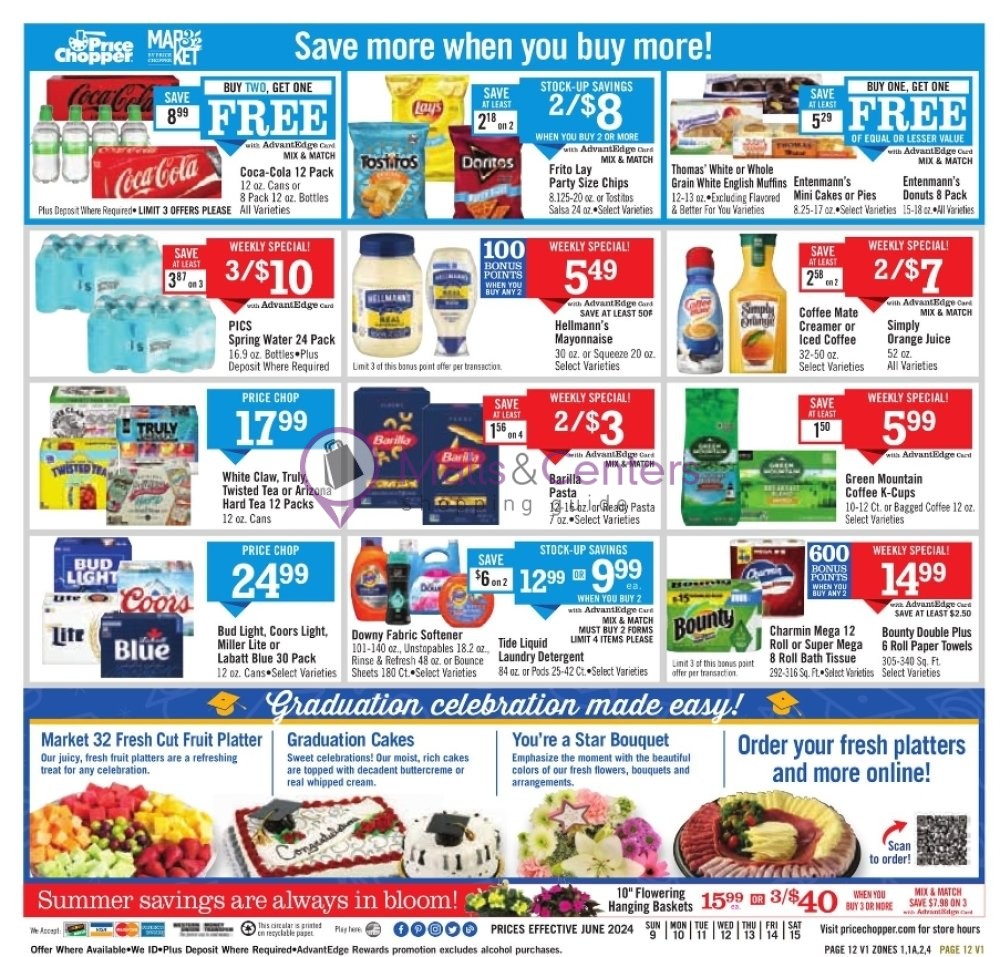 Weekly ad for Price Chopper valid: 06/09/2024 - 06/15/2024, page 12