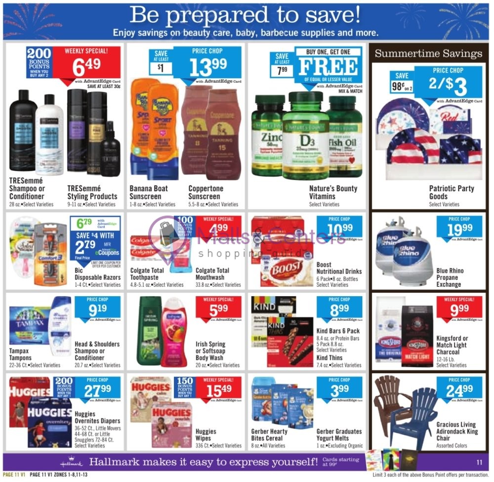 Weekly ad for Price Chopper valid: 06/30/2024 - 07/06/2024, page 11