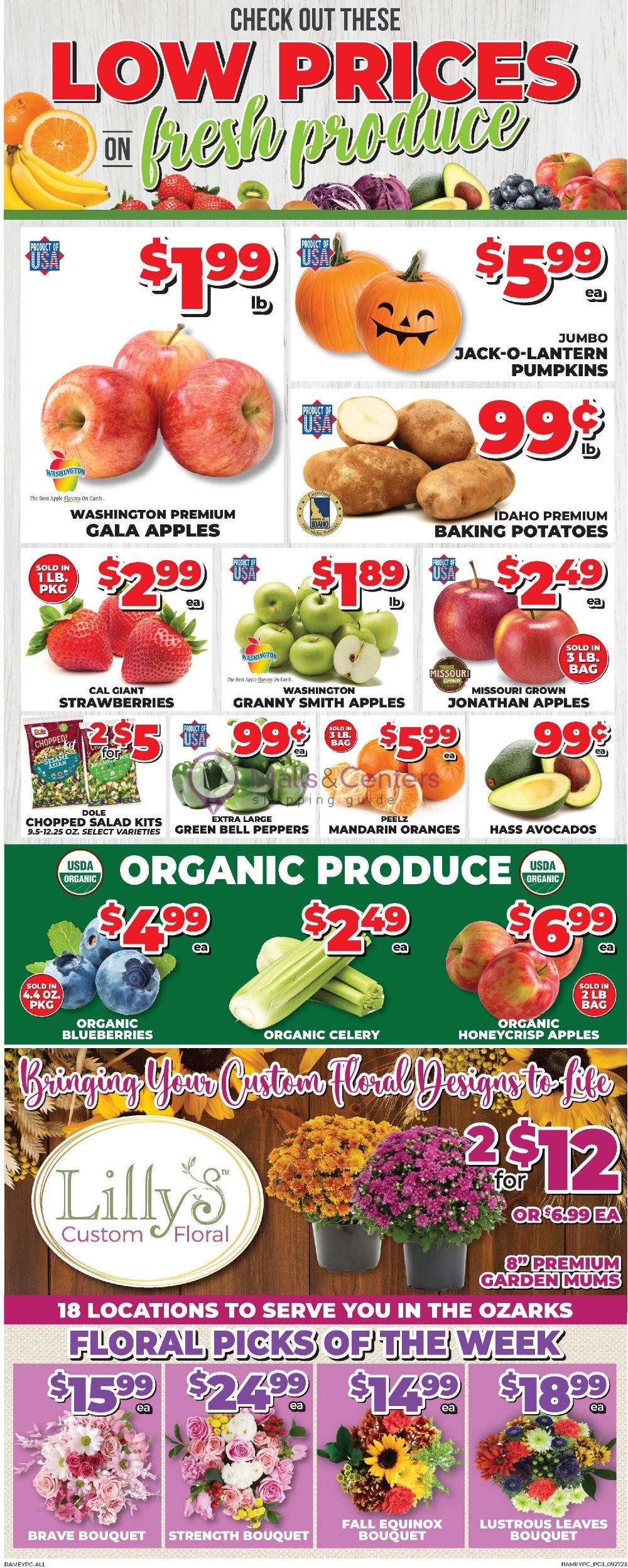 Price Cutter Weekly ad valid from 09/27/2023 to 10/03/2023 MallsCenters