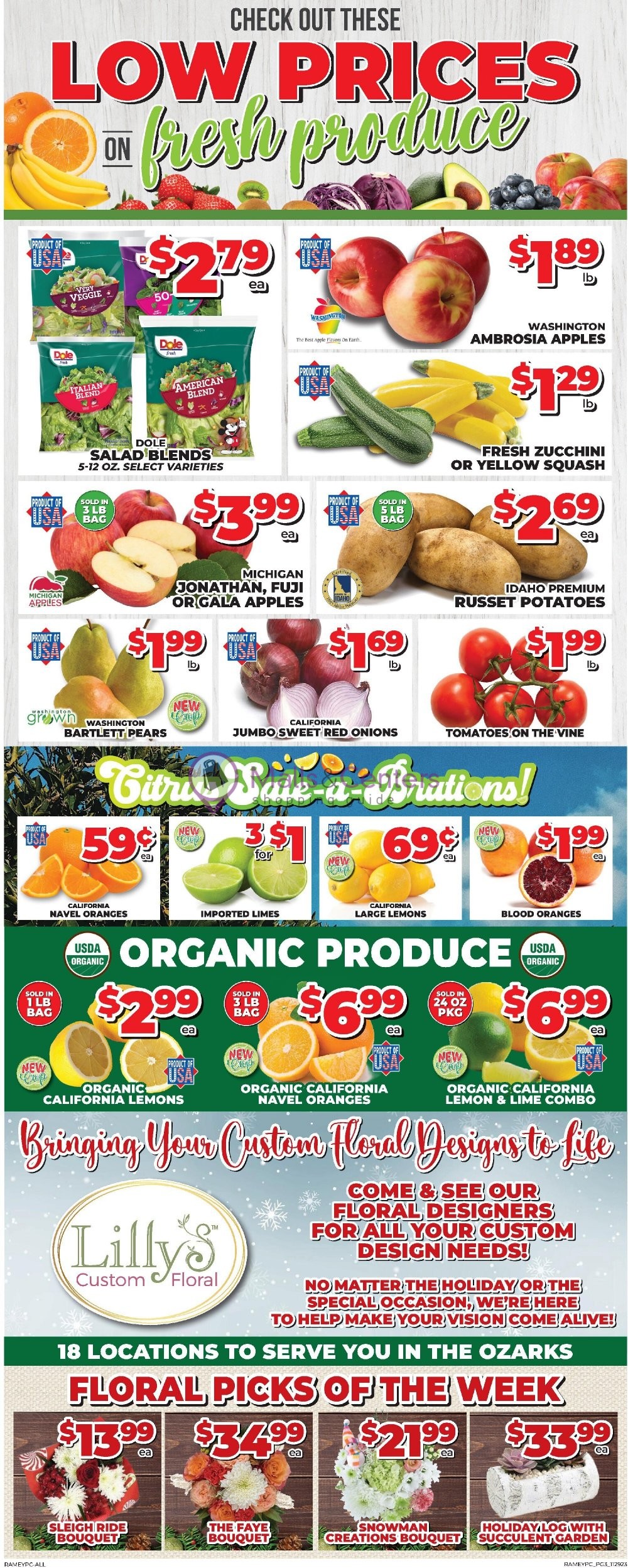 Price Cutter Weekly ad valid from 11/29/2023 to 12/05/2023 MallsCenters