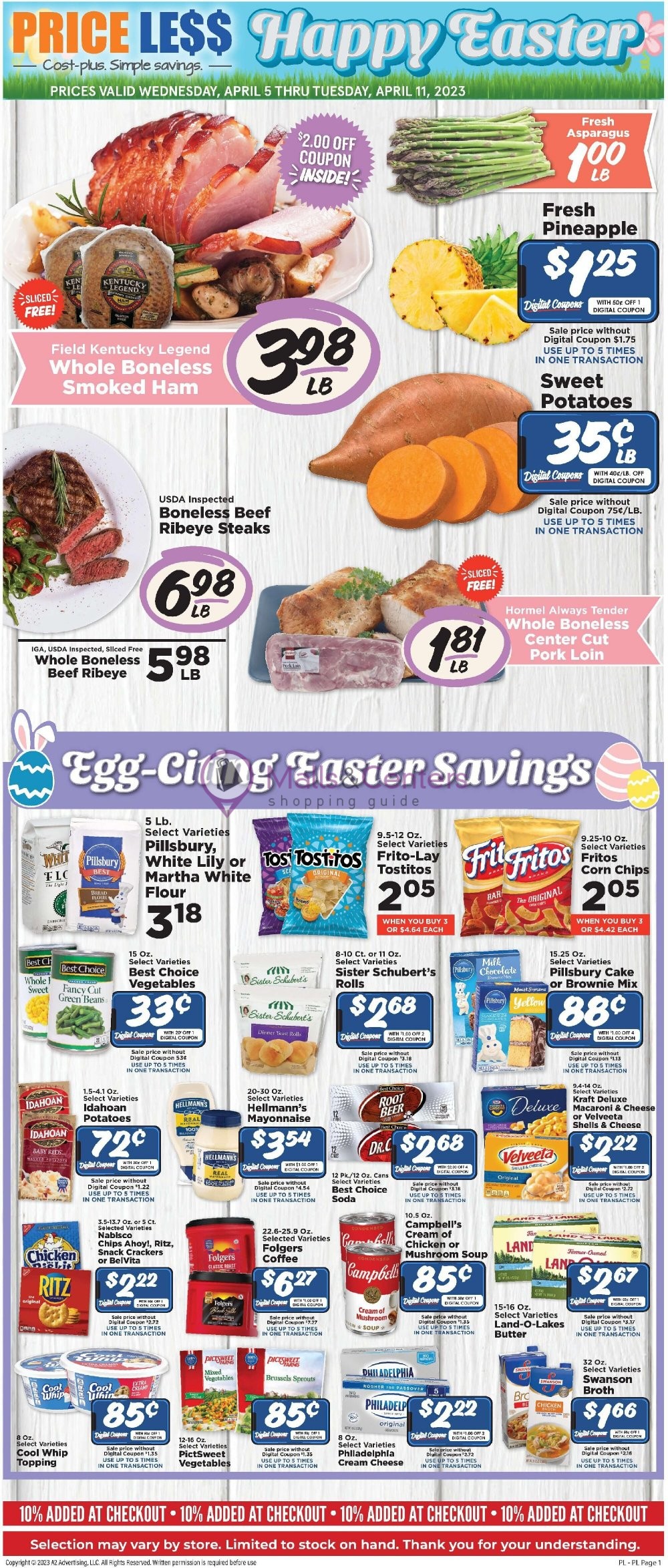 Price Less Foods Weekly ad valid from 04/05/2023 to 04/11/2023