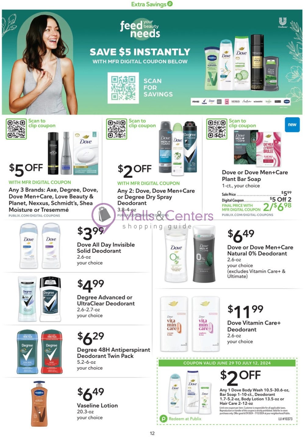 Weekly ad for Publix valid: 06/29/2024 - 07/12/2024, page 12