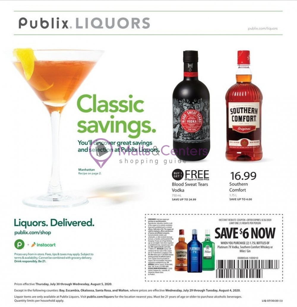 Publix Weekly Ad sales & flyers specials MallsCenters