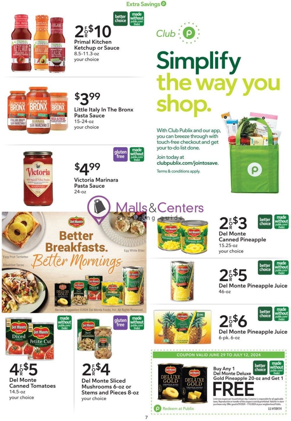 Weekly ad for Publix valid: 06/29/2024 - 07/12/2024, page 7 Weekly ad for Publix valid: 06/29/2024 - 07/12/2024, page 7