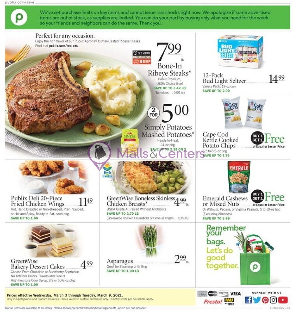 Publix Weekly Ad sales & flyers specials MallsCenters