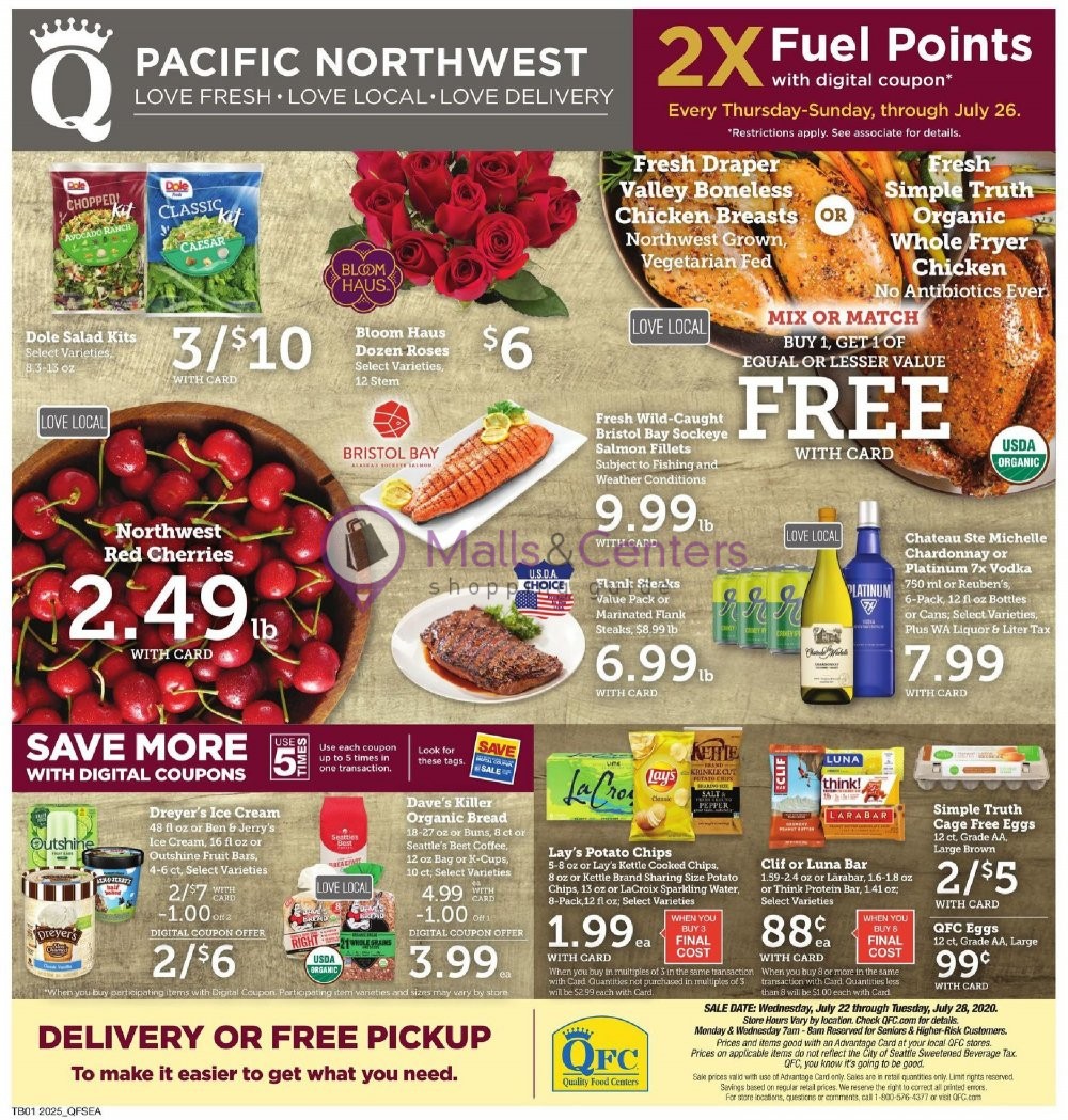 QFC Quality Food Centers Weekly ad valid from 07/22/2020 to 07/28/2020