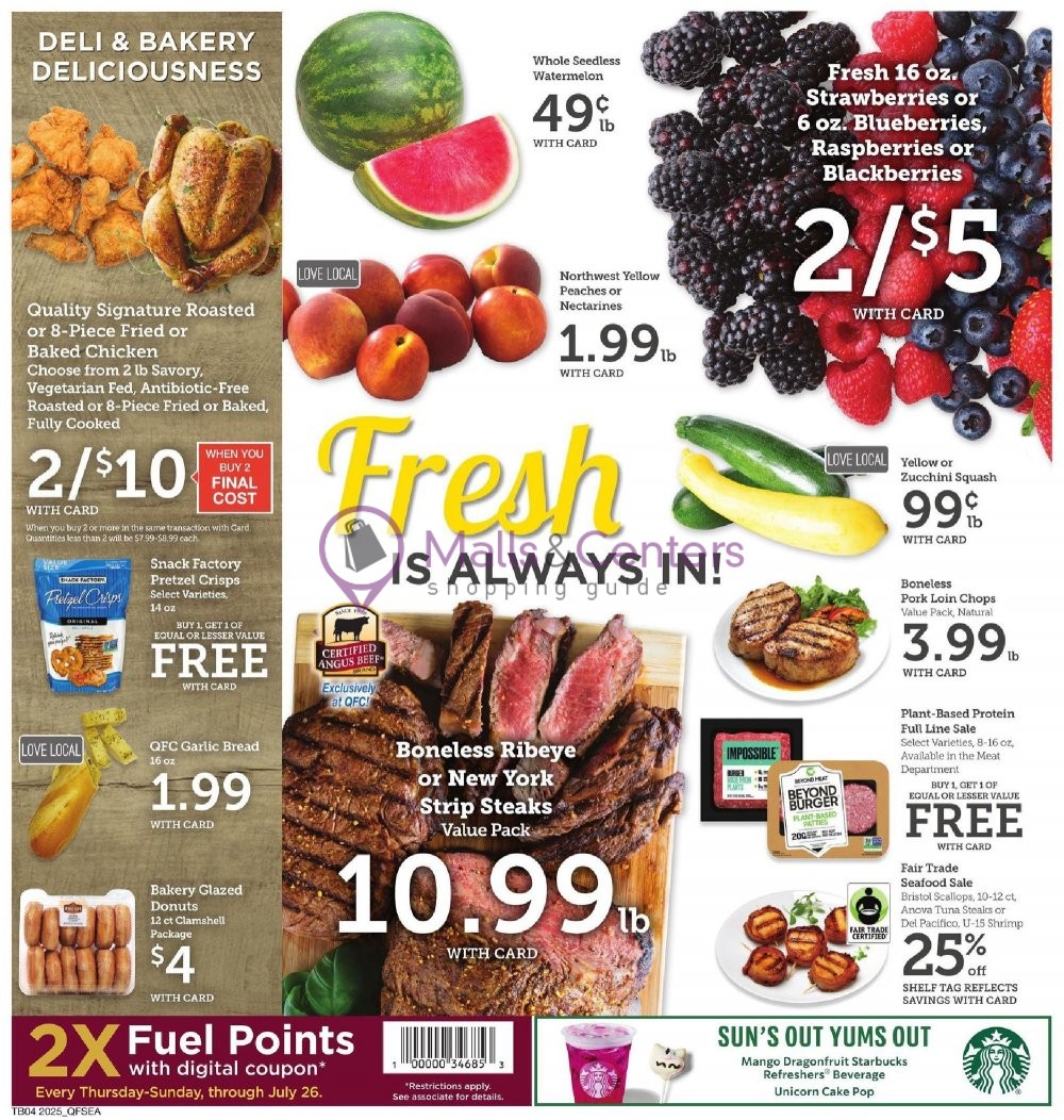 QFC Quality Food Centers Weekly ad valid from 07/22/2020 to 07/28/2020