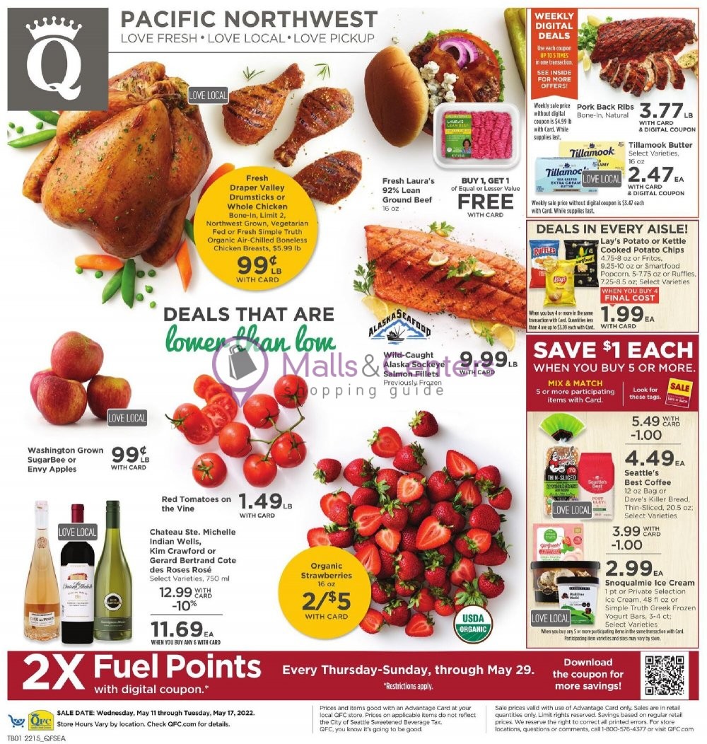 QFC Quality Food Centers Weekly ad valid from 05/11/2022 to 05/17/2022