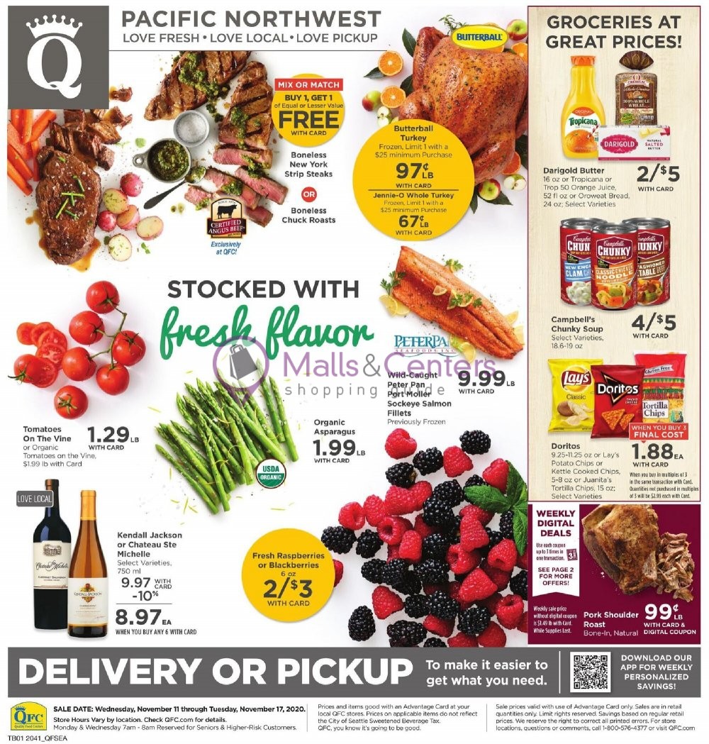 QFC Quality Food Centers Weekly ad valid from 11/11/2020 to 11/17/2020