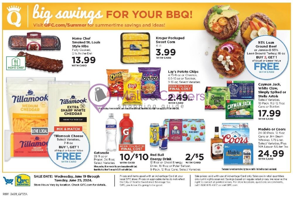 Weekly ad for QFC Quality Food Centers valid: 06/19/2024 - 06/25/2024, page 2