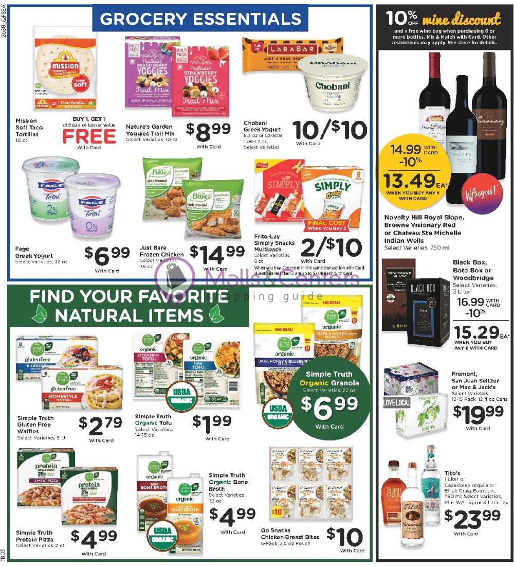 Weekly ad for QFC Quality Food Centers valid: 08/26/2026 - 09/01/2026, page 6