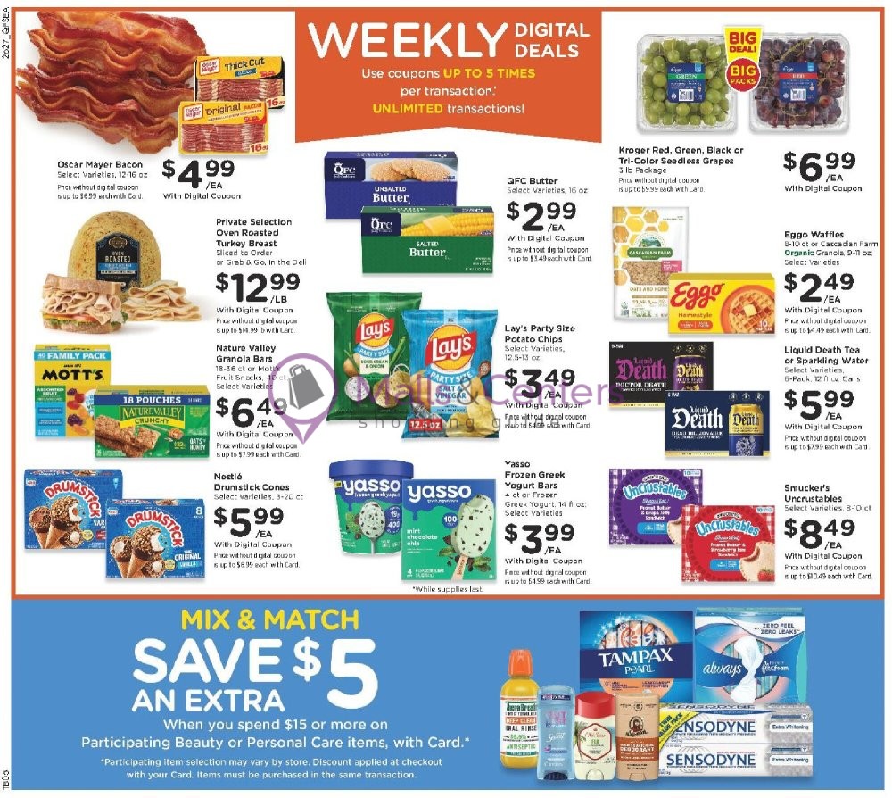 Weekly ad for QFC Quality Food Centers valid: 08/05/2026 - 08/11/2026, page 3