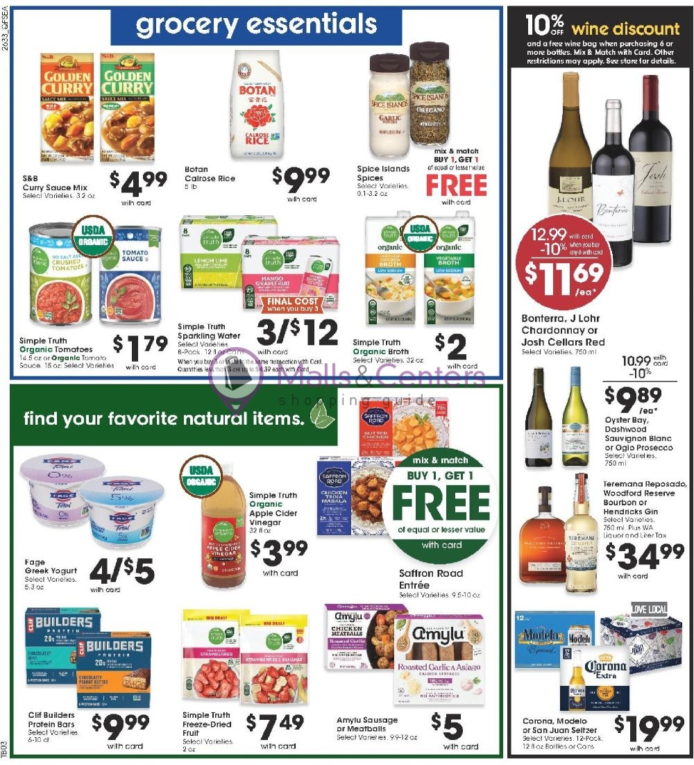 Weekly ad for QFC Quality Food Centers valid: 09/16/2026 - 09/22/2026, page 6
