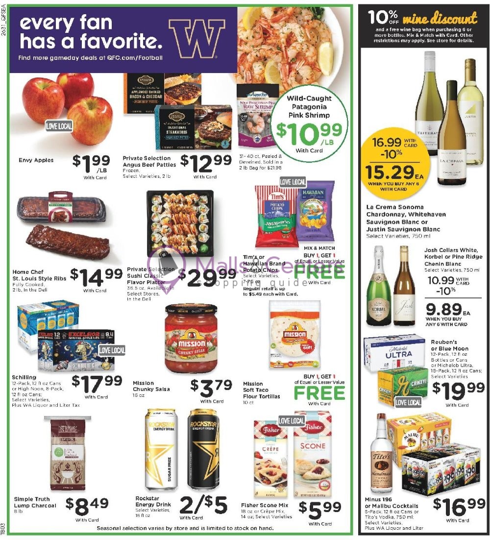Weekly ad for QFC Quality Food Centers valid: 09/02/2026 - 09/08/2026, page 4
