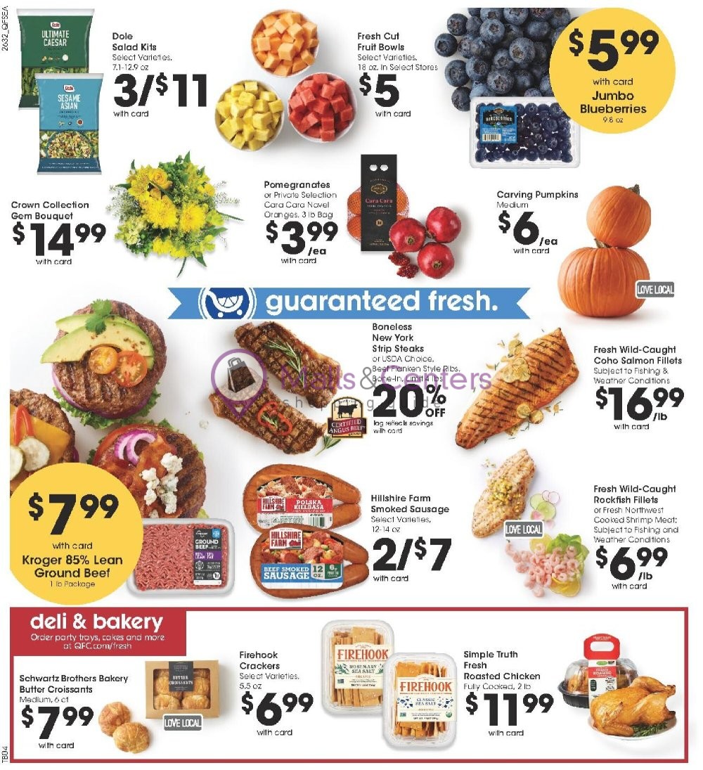 Weekly ad for QFC Quality Food Centers valid: 09/09/2026 - 09/15/2026, page 10