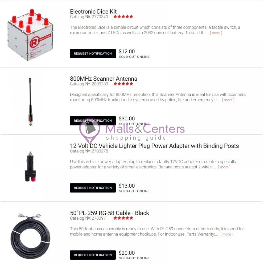 Radio Shack Weekly Ad - sales &amp; flyers specials - MallsCenters