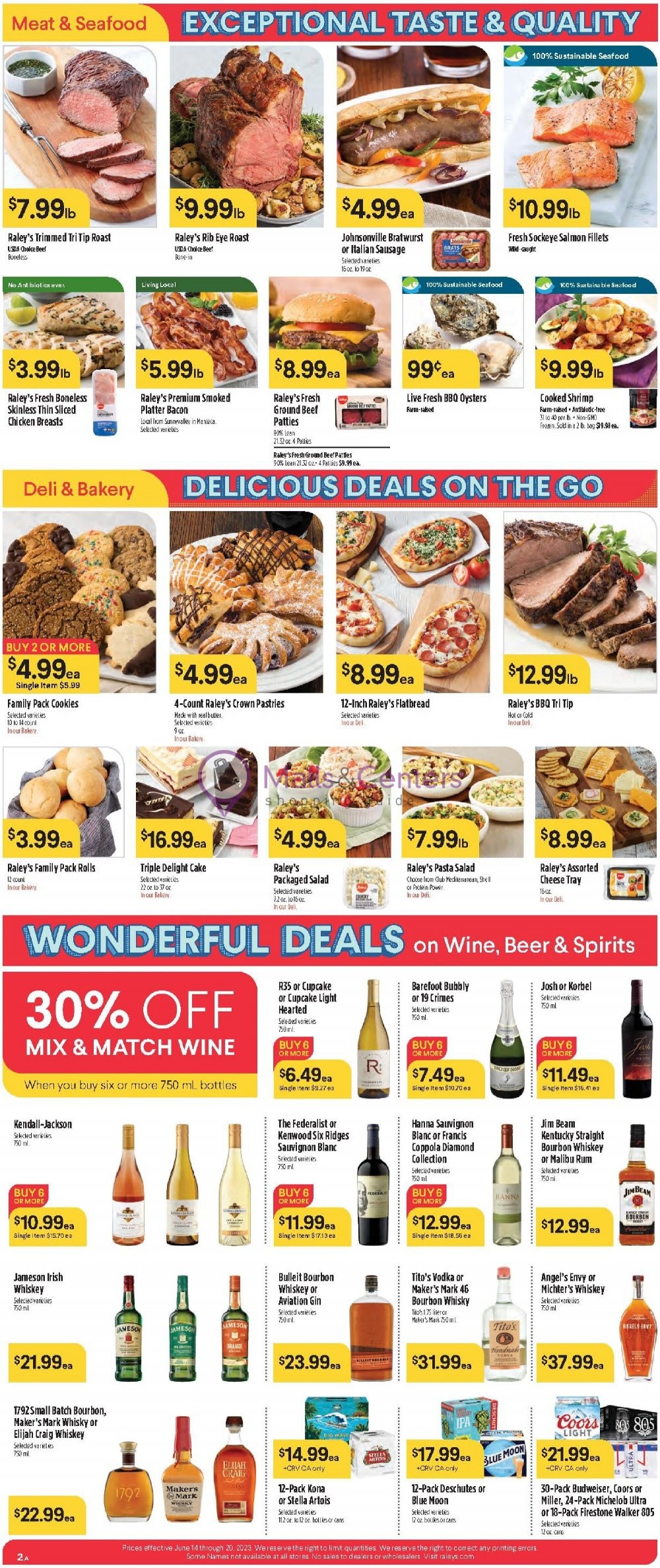 Raley's Weekly ad valid from 06/14/2023 to 06/20/2023 - MallsCenters