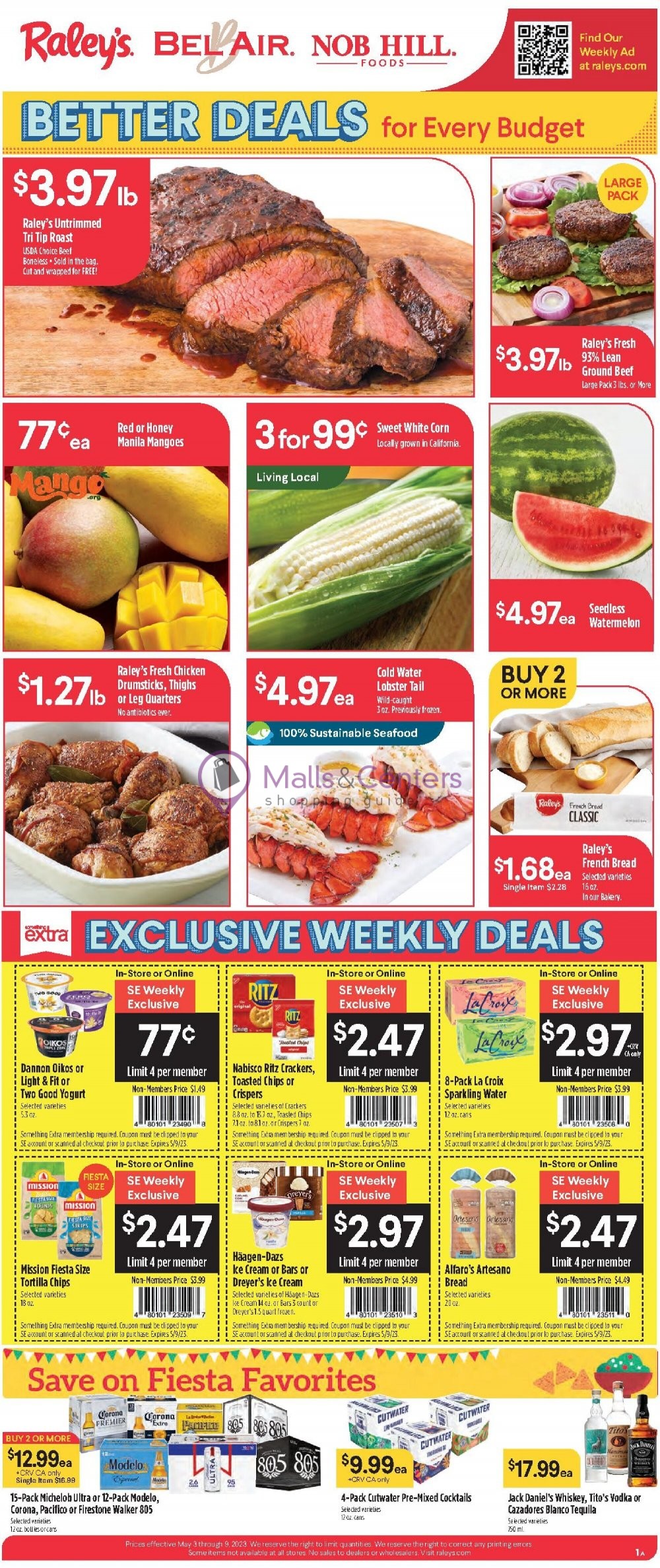 Raley's Weekly ad valid from 05/03/2023 to 05/09/2023 MallsCenters