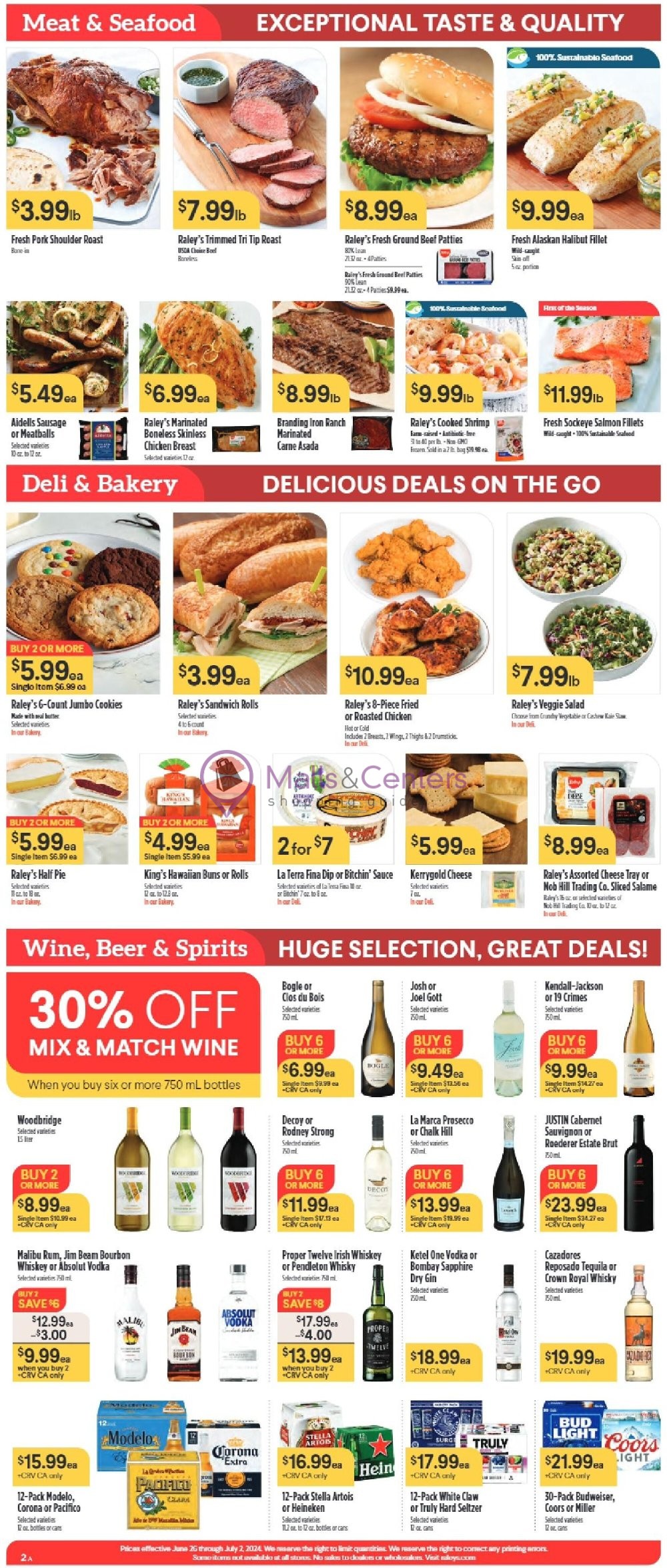 Weekly ad for Raley's valid: 06/26/2024 - 07/02/2024, page 4